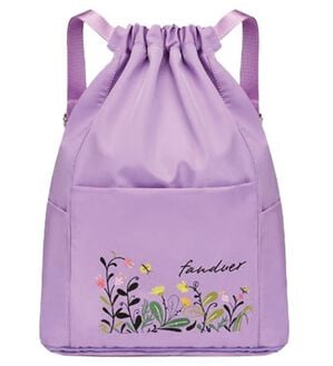 「折りたためる便利なリュックサック（リュック）」｜パープル
