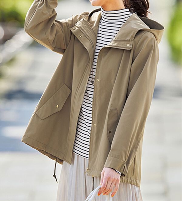 BELLUNA（ベルーナ）の「２枚組！秋冬に使える万能アウター（ハーフコート）」｜詳細画像