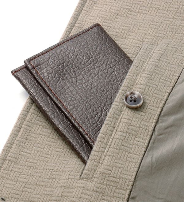 「＜コムルヴァン・オム＞袖丈短め紳士のジャストフィットジャケット（メンズジャケット）」｜詳細画像