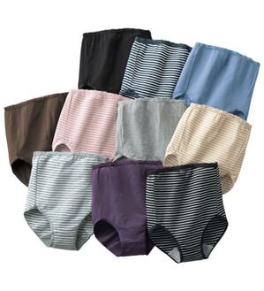 LAVIENNE（ラヴィエンヌ）の「【１０枚組】お腹すっぽりカジュアルショーツ（ショーツ）」｜10枚組