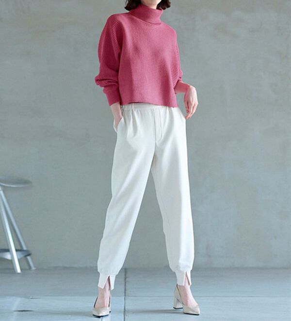 RANAN（ラナン）の「【２点セット】ニットワンピースアンサンブル（ニットワンピース）」｜詳細画像