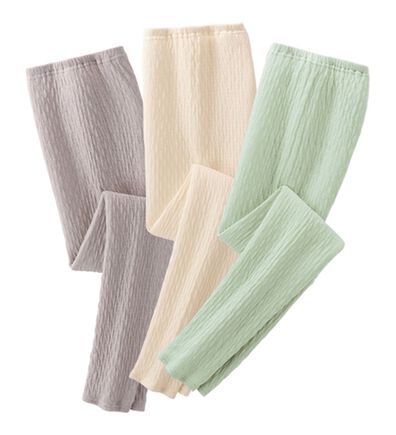 「【３色組】すごくのび～る綿混ふっくら編みボトム（肌着・インナーウェア）」