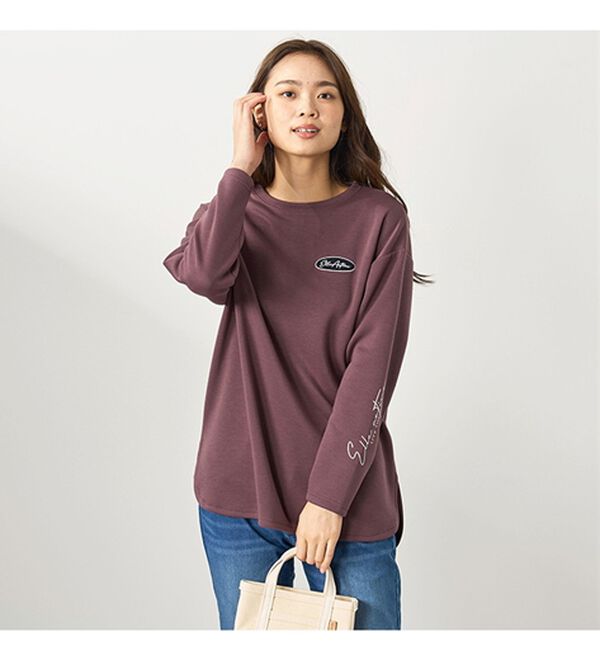 BELLUNA（ベルーナ）の「＜ＥＬＬＥ　Ａｃｔｉｖｅ＞バックリボンロゴチュニック（チュニック）」｜詳細画像