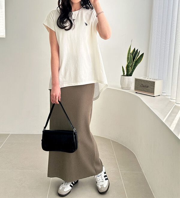 GeeRA（ジーラ）の「セルフカット美脚魅せタイトスカート（ロングスカート）」｜詳細画像