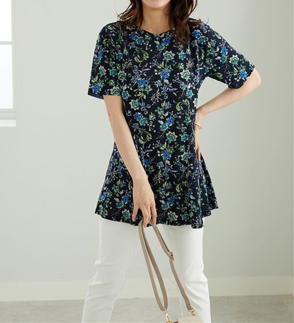 BELLUNA（ベルーナ）の「冷感フレアーシルエットチュニック（チュニック）」｜詳細画像