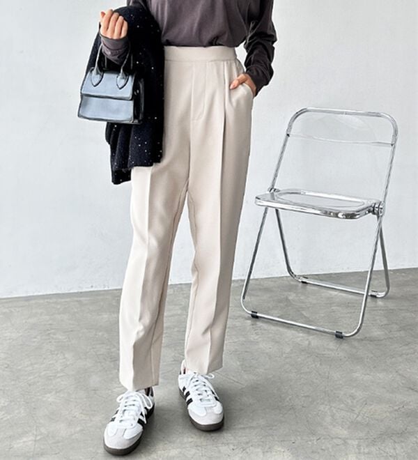 GeeRA（ジーラ）の「美脚きれい魅せ！テーパードパンツ（フルレングスパンツ）」｜詳細画像