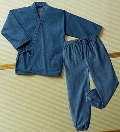 「日本の伝統服デニム作務衣（メンズ和装・浴衣・和装グッズ）」
