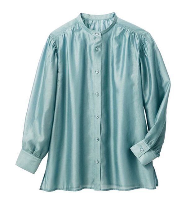 VINNO（ヴィノ）の「シャイニーローンゆるシャツ（シャツ）」｜詳細画像