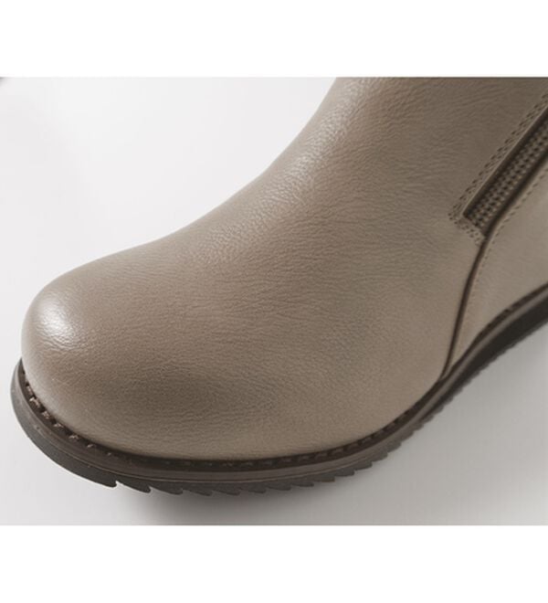 BELLUNA（ベルーナ）の「ゆったり５Ｅダブルファスナーブーツ（ブーツ）」｜詳細画像