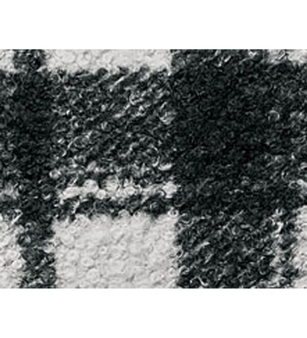 BELLUNA（ベルーナ）の「プードルボア素材ビッグチェック柄コート（ハーフコート）」｜詳細画像