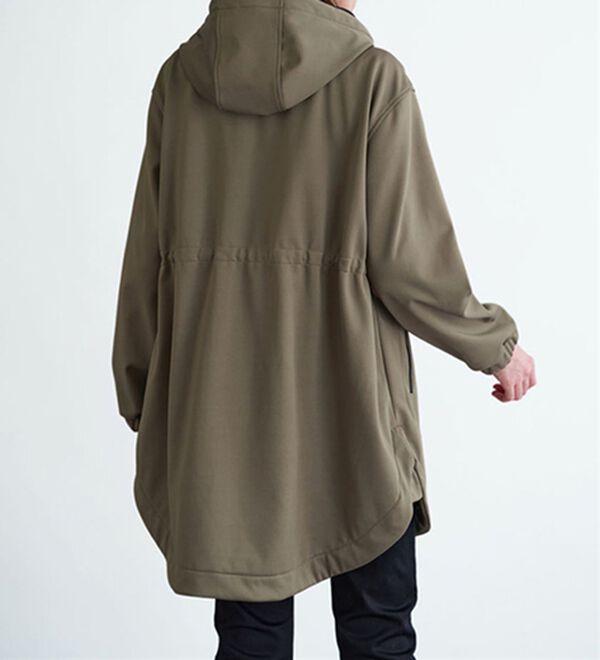 BELLUNA（ベルーナ）の「防風裏フリース配色ジャケット（ハーフコート）」｜詳細画像