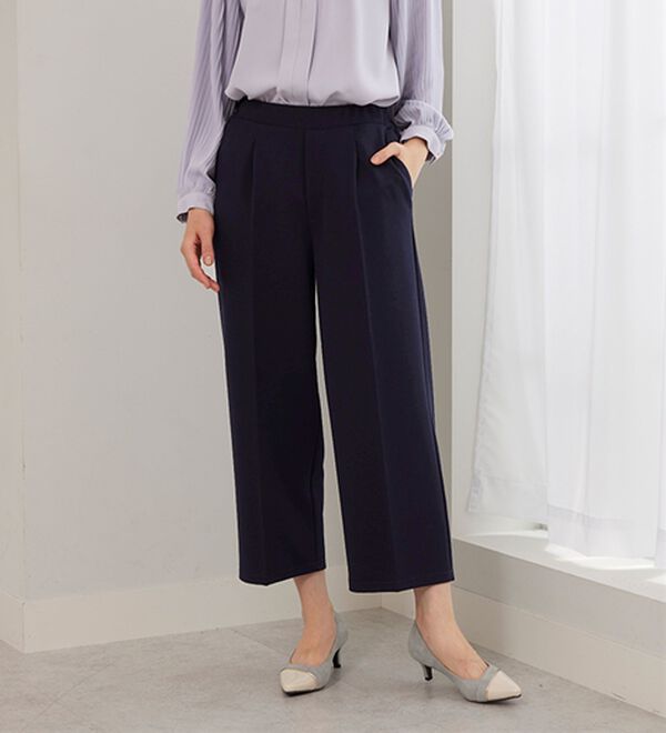 BELLUNA（ベルーナ）の「＜セレモニースタイル＞ジョーゼット素材ワイドパンツ（ワイドパンツ・ガウチョ）」｜詳細画像