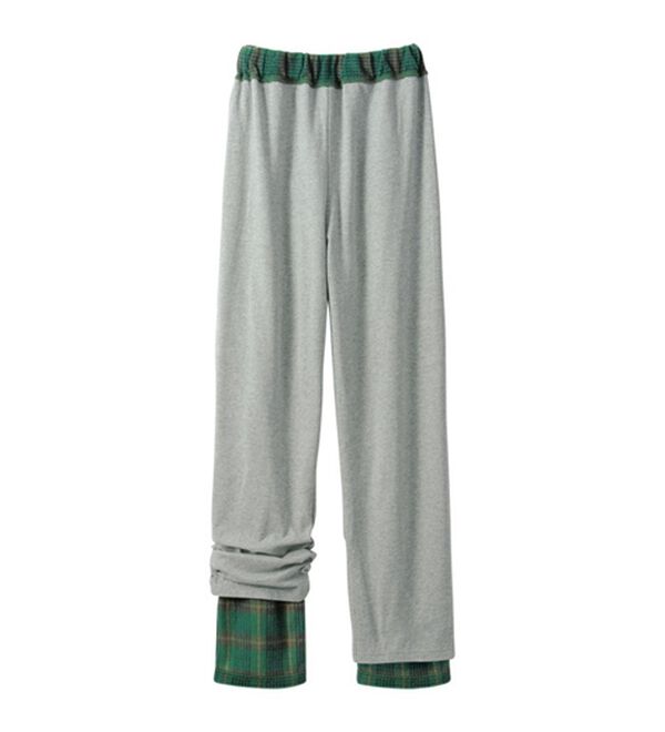 LAVIENNE（ラヴィエンヌ）の「肌側綿１００％あったかフリースボトム（パジャマ・ルームウェア）」｜詳細画像