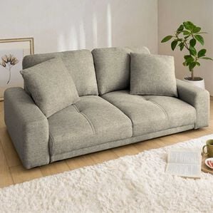 iellio（イエリオ）の「２人掛ローソファ＜フロアソファ＞（ソファ）」｜グレー