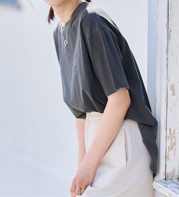 RANAN（ラナン）の「ヴィンテージライクロゴTシャツ（カットソー）」｜詳細画像