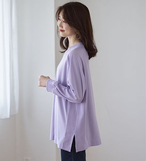 BELLUNA（ベルーナ）の「サイド切替ゆったりチュニック（チュニック）」｜詳細画像