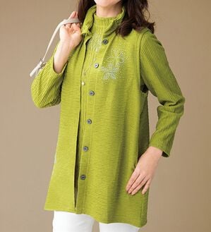 ルフラン（ルフラン）の「ストーン付ジャカードアンサンブル＜テエリア＞（アンサンブル）」｜詳細画像