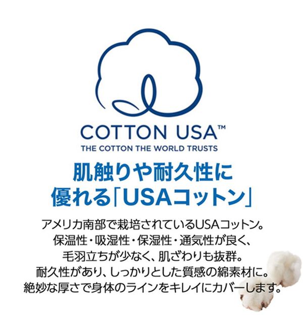 BELLUNA（ベルーナ）の「ヒンヤリ冷感！ＵＳＡコットン１００％ゆったりＴシャツ（Tシャツ）」｜詳細画像