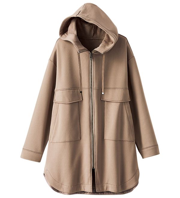 BELLUNA（ベルーナ）の「裏ファービッグポケット付フードジャケット（その他ジャケット）」｜詳細画像