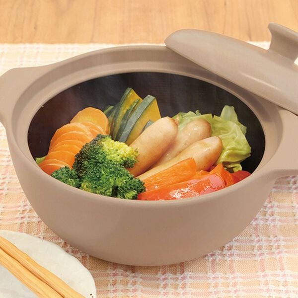 「レンジで楽ちん　レンジｄｅクックポット（ＢＥ）（調理器具）」｜詳細画像
