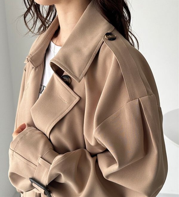 ミディ丈Aライントレンチコート - ベルーナ【公式】