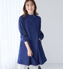 alotta（アロッタ）の「柔らかリブ起毛パール付チュニックワンピース（チュニック）」
