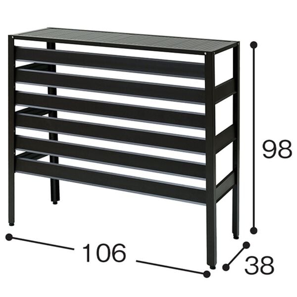 「アルミエアコン室外機カバー（エクステリア・屋外器具）」｜詳細画像