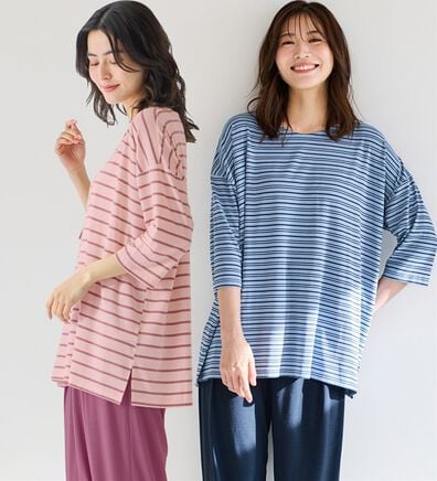 「【２着組】１日中着ていたくなるひんやりパジャマ（パジャマ・ルームウェア）」