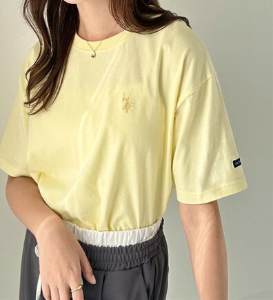 GeeRA（ジーラ）の「【Ｕ．Ｓ．　ＰＯＬＯ　ＡＳＳＮ．】カラーTシャツ（Tシャツ）」