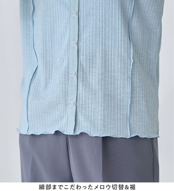 Viola e Viola（ヴィオラ エ ヴィオラ）の「針抜きシアードットボタンカーデ（その他カーディガン）」｜詳細画像