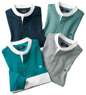 「＜ポロ・ビーシーエス＞スタンドラガーＴシャツ（メンズカットソー）」｜詳細画像