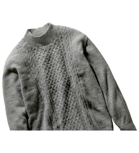 バッカベビーアルパカループ ベルトカーディガン グレー S 22AW 