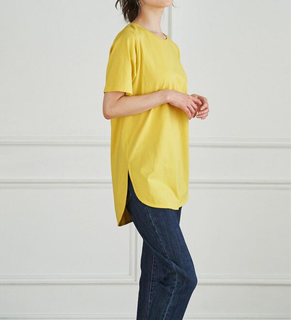 RANAN（ラナン）の「＜ＢＣ＞綿１００％ひんやりラウンドヘムプルオーバー（カットソー）」｜詳細画像