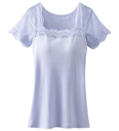 LAVIENNE（ラヴィエンヌ）の「＜さらりラボ＞激汗ゲッターレース・カップ付インナー（ブラトップ・カップ付きインナー）」