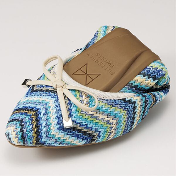 「バタフライツイスト　ポケッタブルシューズ（フラットシューズ）」｜詳細画像