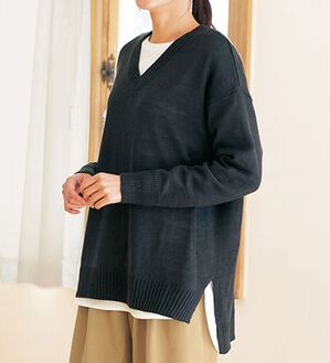 BELLUNA（ベルーナ）の「ニット&times;Ｔシャツアンサンブル（アンサンブル）」｜詳細画像