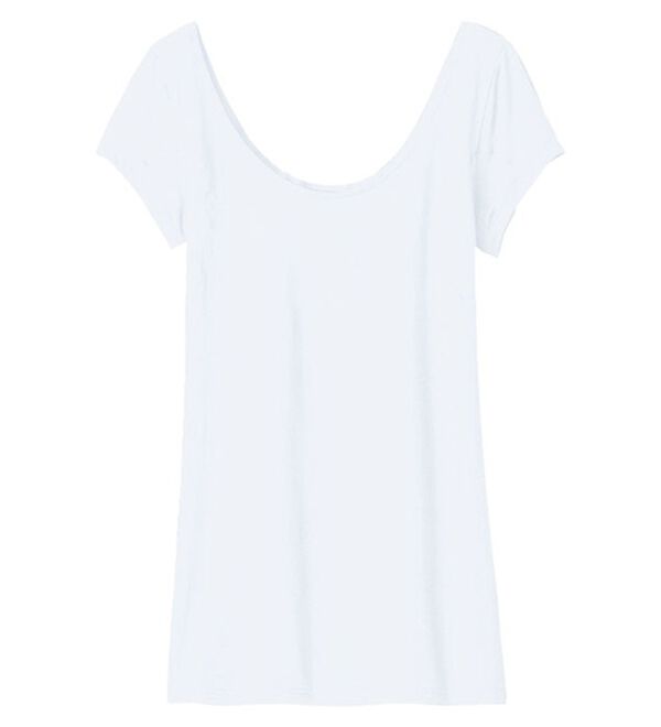 LAVIENNE（ラヴィエンヌ）の「ひんやり汗取りインナー　オフショルダー＜ラヴィクール＞（肌着・インナーウェア）」｜オフホワイト オフショル