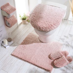 iellio（イエリオ）の「グラデーショントイレマット（トイレマット）」｜スモークピンク