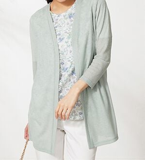 BELLUNA（ベルーナ）の「上品レース花柄プリントカーディガンアンサンブル（アンサンブル）」｜ミント系