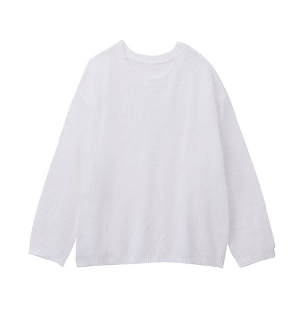 GeeRA（ジーラ）の「モヘアライクシアーオーバーニット（ニット・セーター）」｜詳細画像