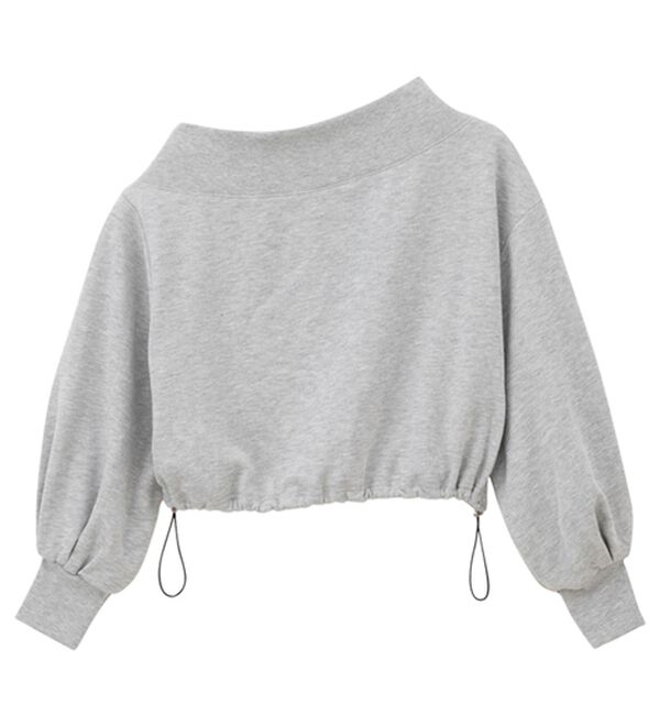 GeeRA（ジーラ）の「ラメオフショルスウェット（カットソー）」｜詳細画像