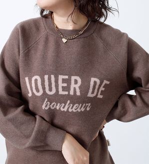 BELLUNA（ベルーナ）の「＜ｓｏｒａｆｕｋｕ＞ロゴジャカードニットプルオーバ（ニット・セーター）」｜詳細画像