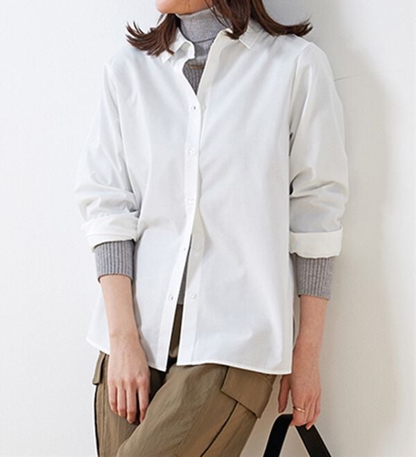BELLUNA（ベルーナ）の「デイリーに着回せる！ベーシックシャツ（シャツ）」｜詳細画像