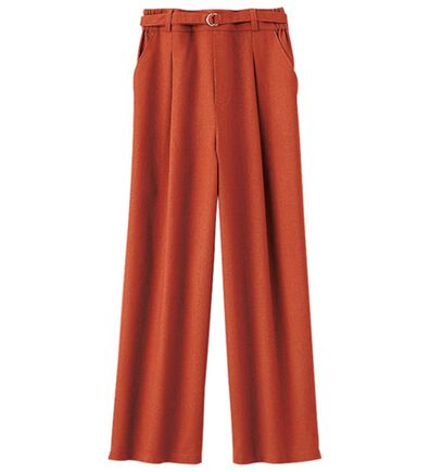 BELLUNA（ベルーナ）の「レーヨン麻入りゆったりテーパードパンツ（テーパードパンツ）」