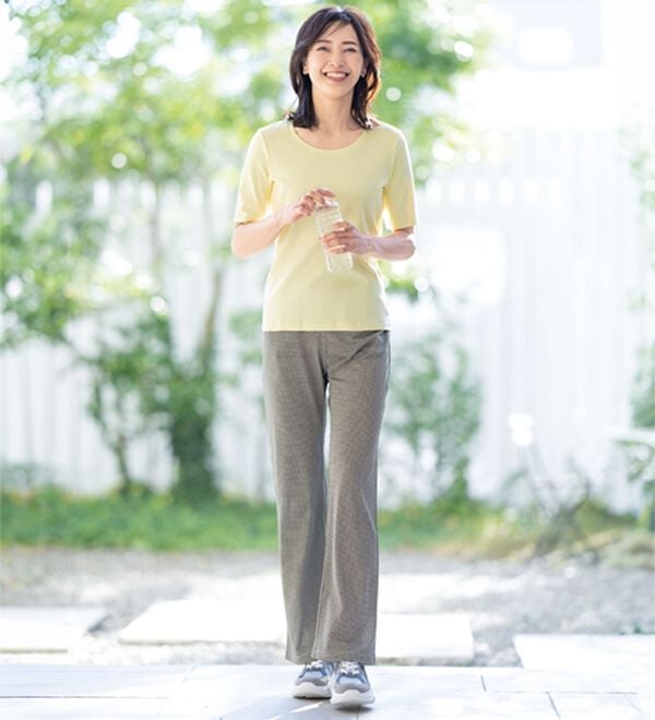 ルフラン（ルフラン）の「【３本組】そのままお出かけジャージパンツＮＥＯ（フルレングスパンツ）」｜詳細画像