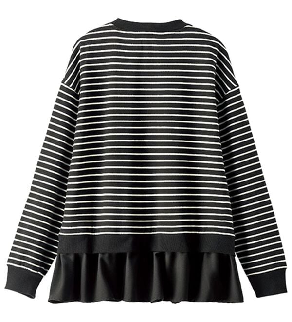 BELLUNA（ベルーナ）の「裏起毛素材ドッキングカーディガン（その他カーディガン）」｜詳細画像