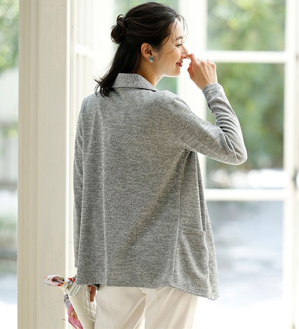 ルフラン（ルフラン）の「軽やかな着心地！メランジ調アンサンブル（アンサンブル）」｜詳細画像