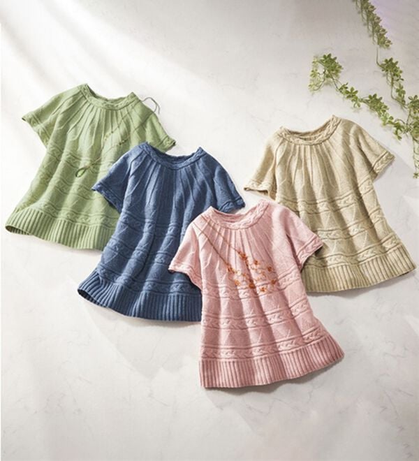 ルフラン（ルフラン）の「綿１００％日本製ホールガーメントニット（ニット・セーター）」｜詳細画像