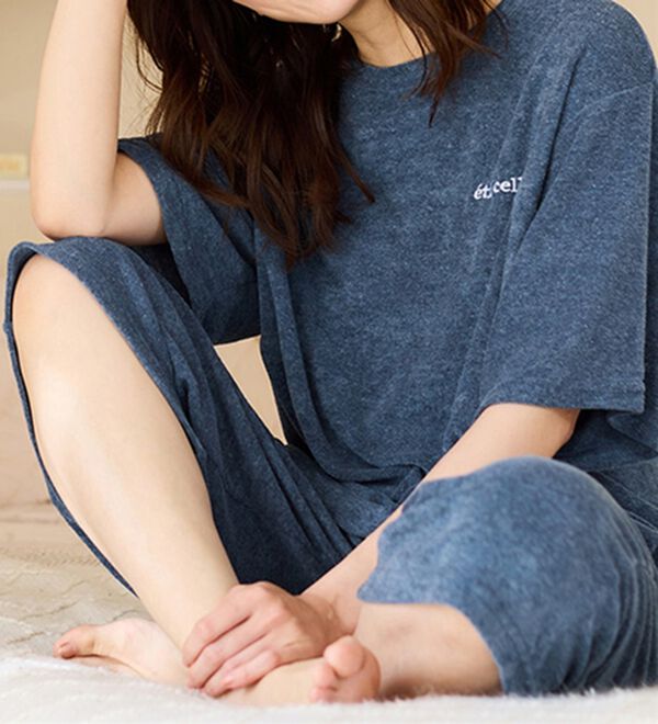 LAVIENNE（ラヴィエンヌ）の「【着るタオル】サラッと気持ちいい！パイルパジャマ（パジャマ・ルームウェア）」｜詳細画像