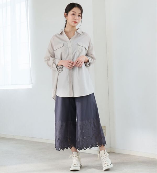 A HAPPY MARILYN（アハッピーマリリン）の「【３丈から選べる】脱！股ずれ宣言！裾レースぺチパンツ（肌着・インナーウェア）」｜詳細画像